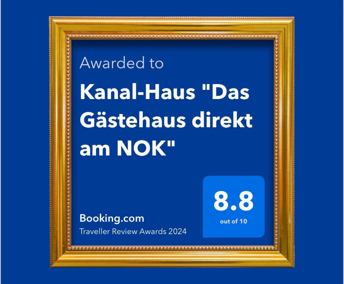 Kanal-Haus "Das Gaestehaus Direkt Am Nok" Osterronfeld ภายนอก รูปภาพ